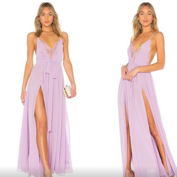 Michael Costello Dresses & Skirts - #34 “Michael Costello X REVOLVE Justin Gown In Lavender Size S